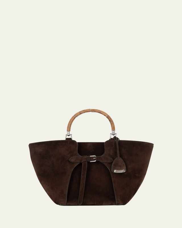 The Ralph Cashmere Suede Tote Bag